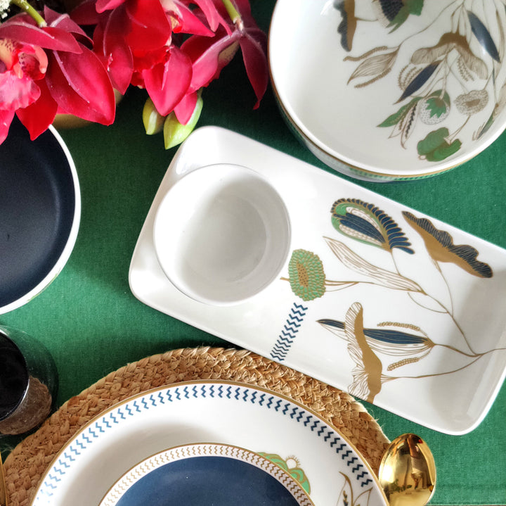 Pookkal (POR) - Rectangle platter