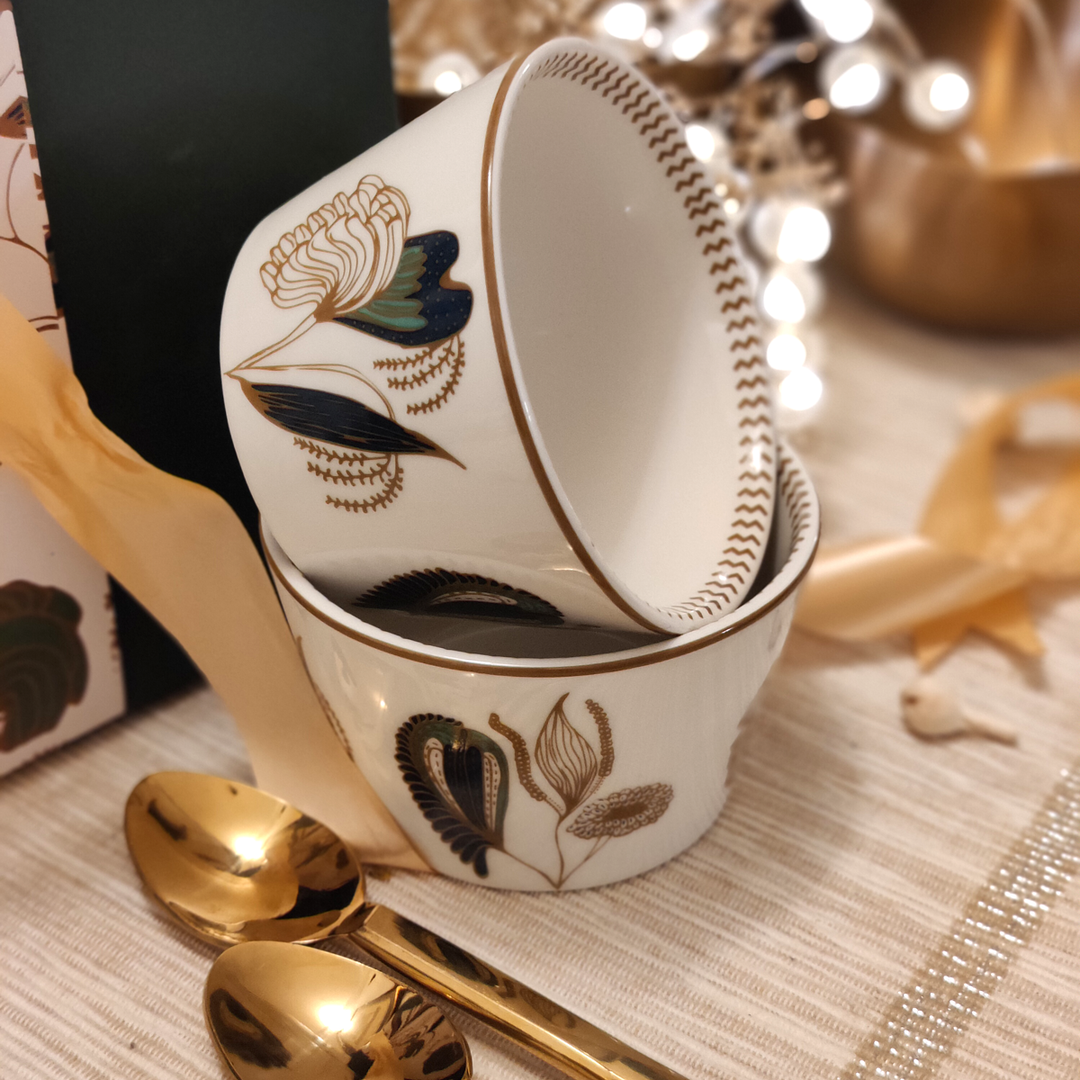 Pookkal (POR) - Dessert Bowl Gift Box (Set of 2)