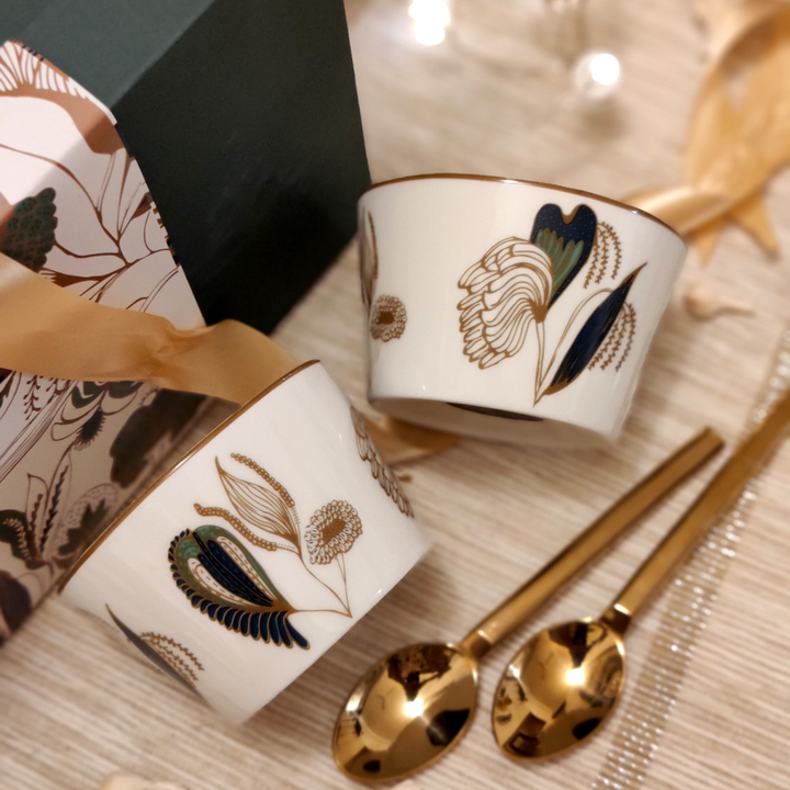 Pookkal (POR) - Dessert Bowl Gift Box (Set of 2)