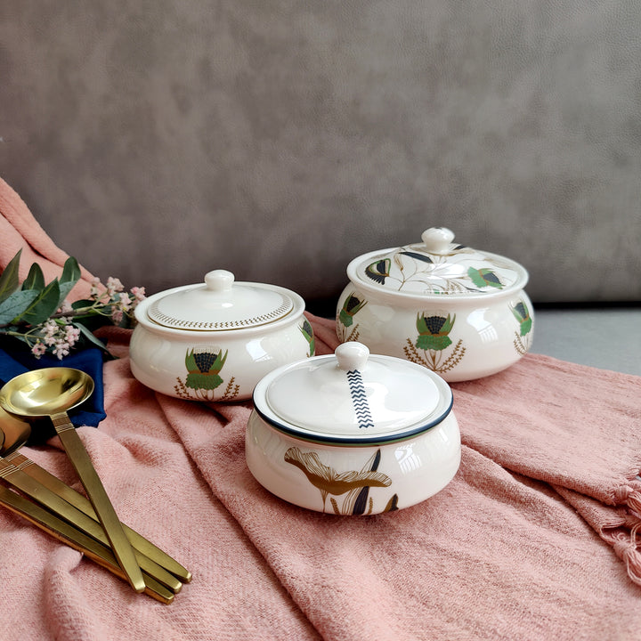 Pookkal (POR) - lid bowls