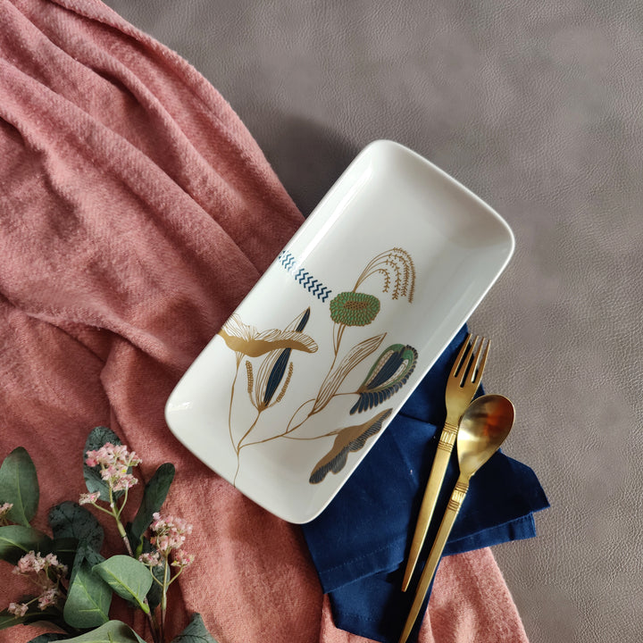 Pookkal (POR) - Rectangle platter