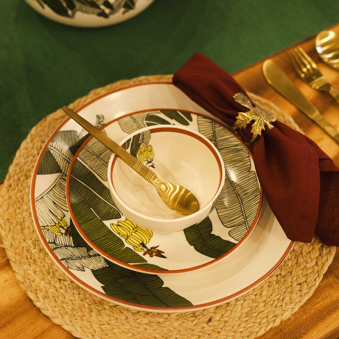 Praising Plantain (STN) – 12pc Plate Set - (PRE-ORDER)