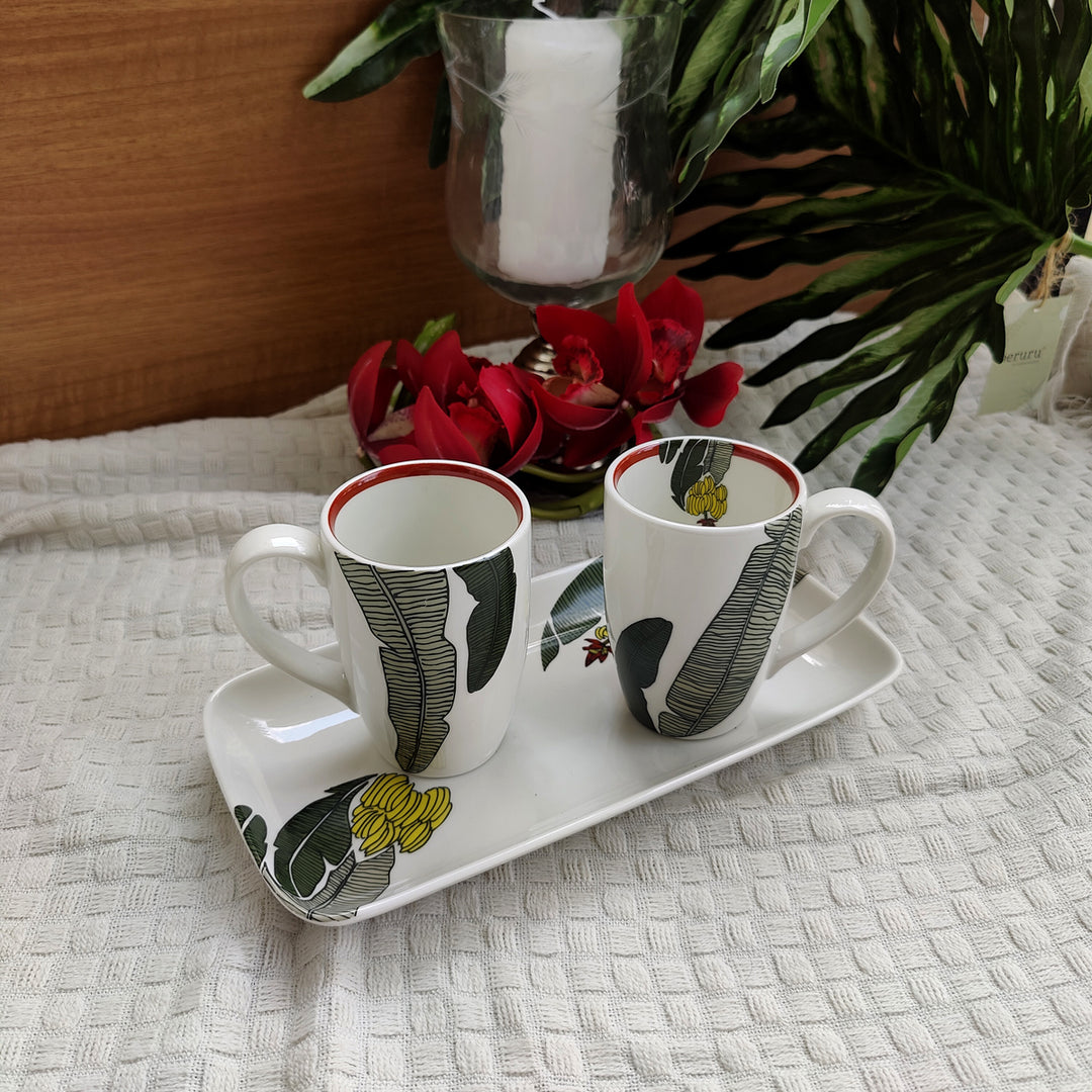 Praising Plantain (POR) - Platter & Mug set