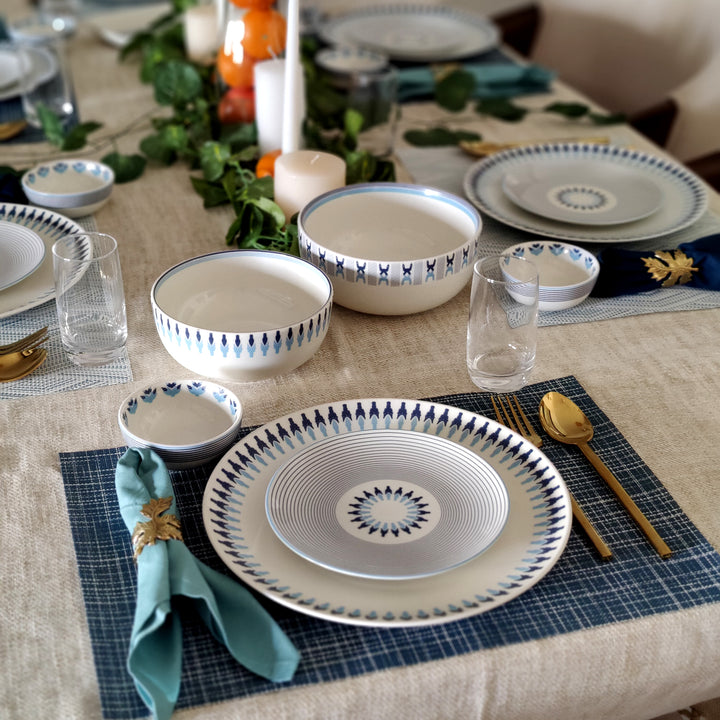 Prussian Blue Star - Dinner sets