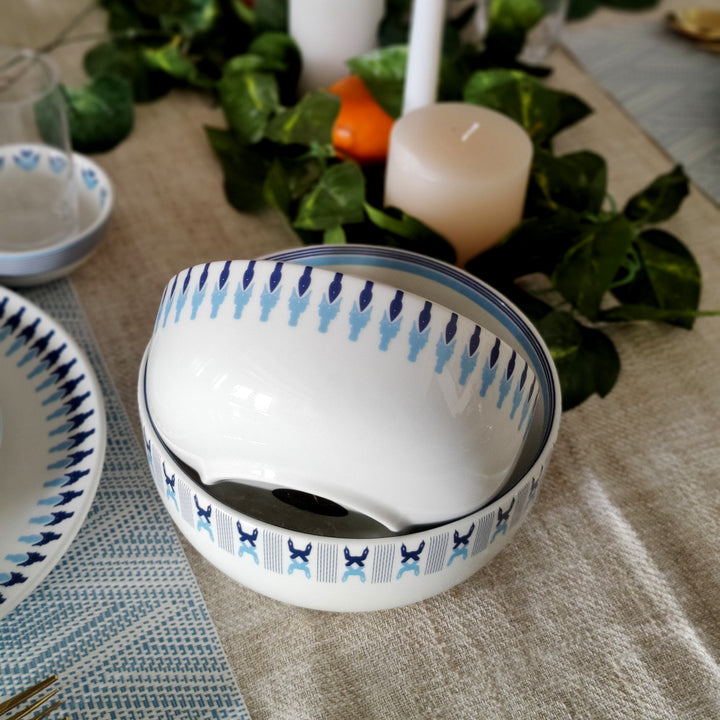 Prussian Blue Star - small bowl