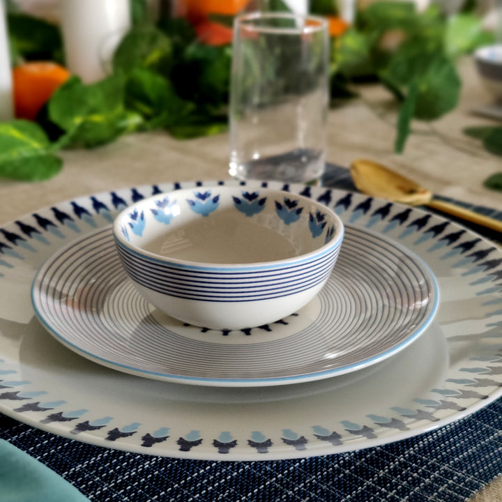 Prussian Blue Star - Katoris/ Desert Bowls Set