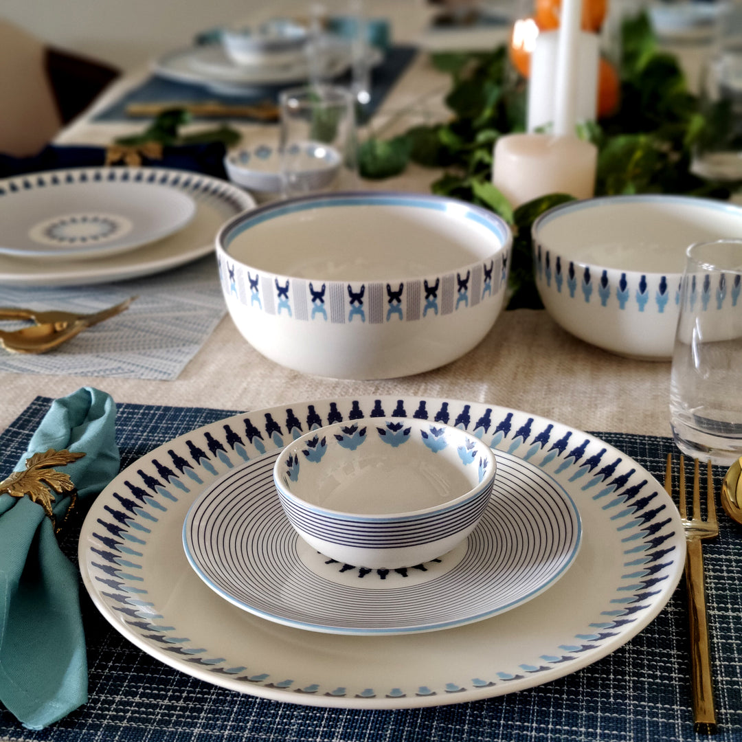 Prussian Blue Star - big bowl