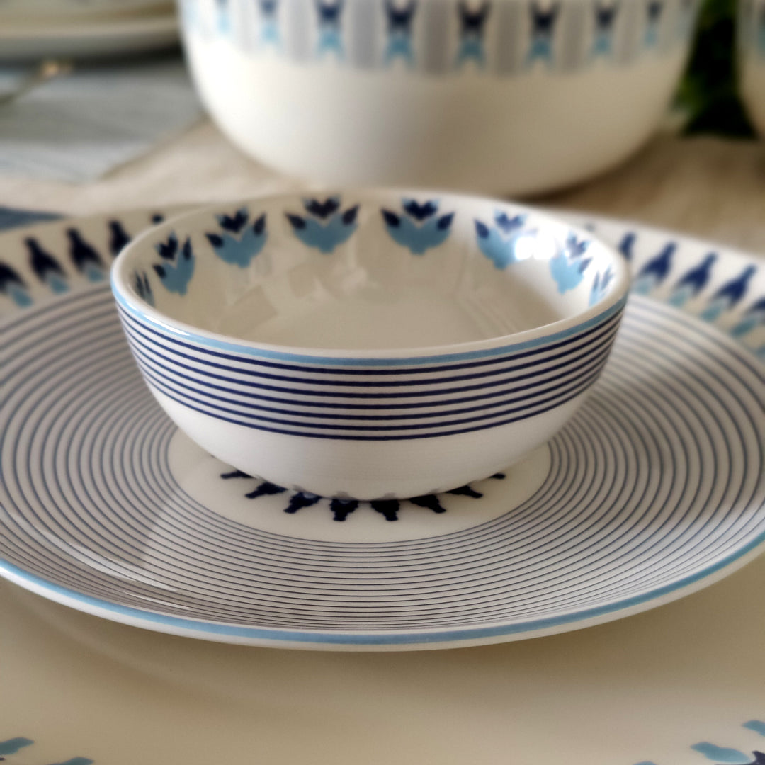 Prussian Blue Star - Katoris/ Desert Bowls Set