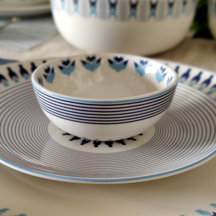 Prussian Blue Star - Katoris/ Desert Bowls Set