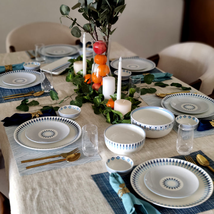 Prussian Blue Star - Dinner sets