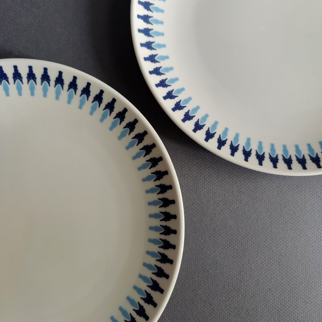 Prussian Blue Star – Dinner Plate