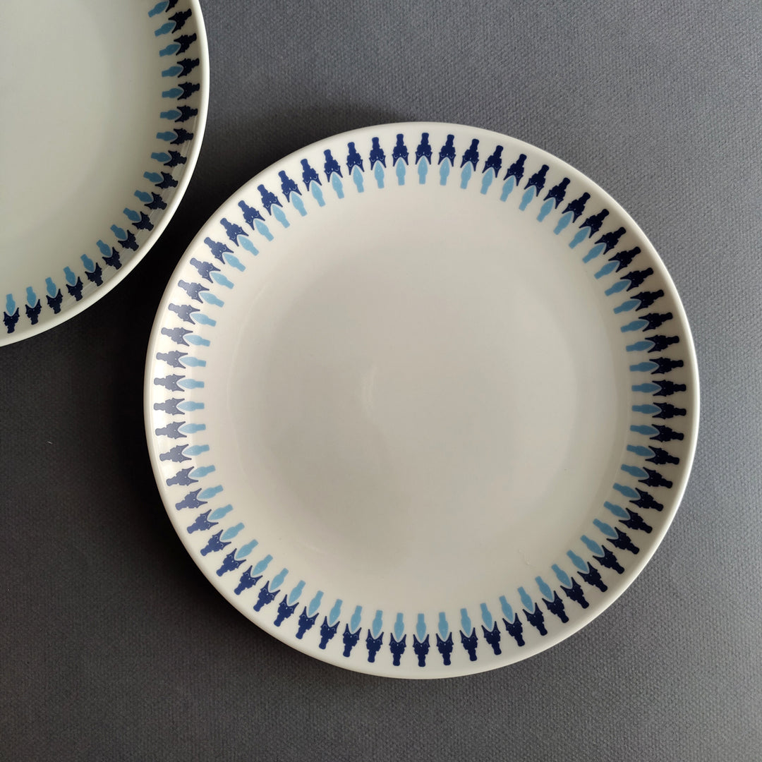 Prussian Blue Star – Dinner Plate