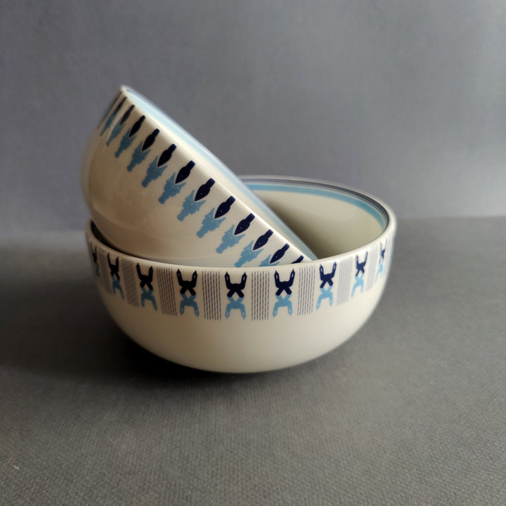 Prussian Blue Star - small bowl