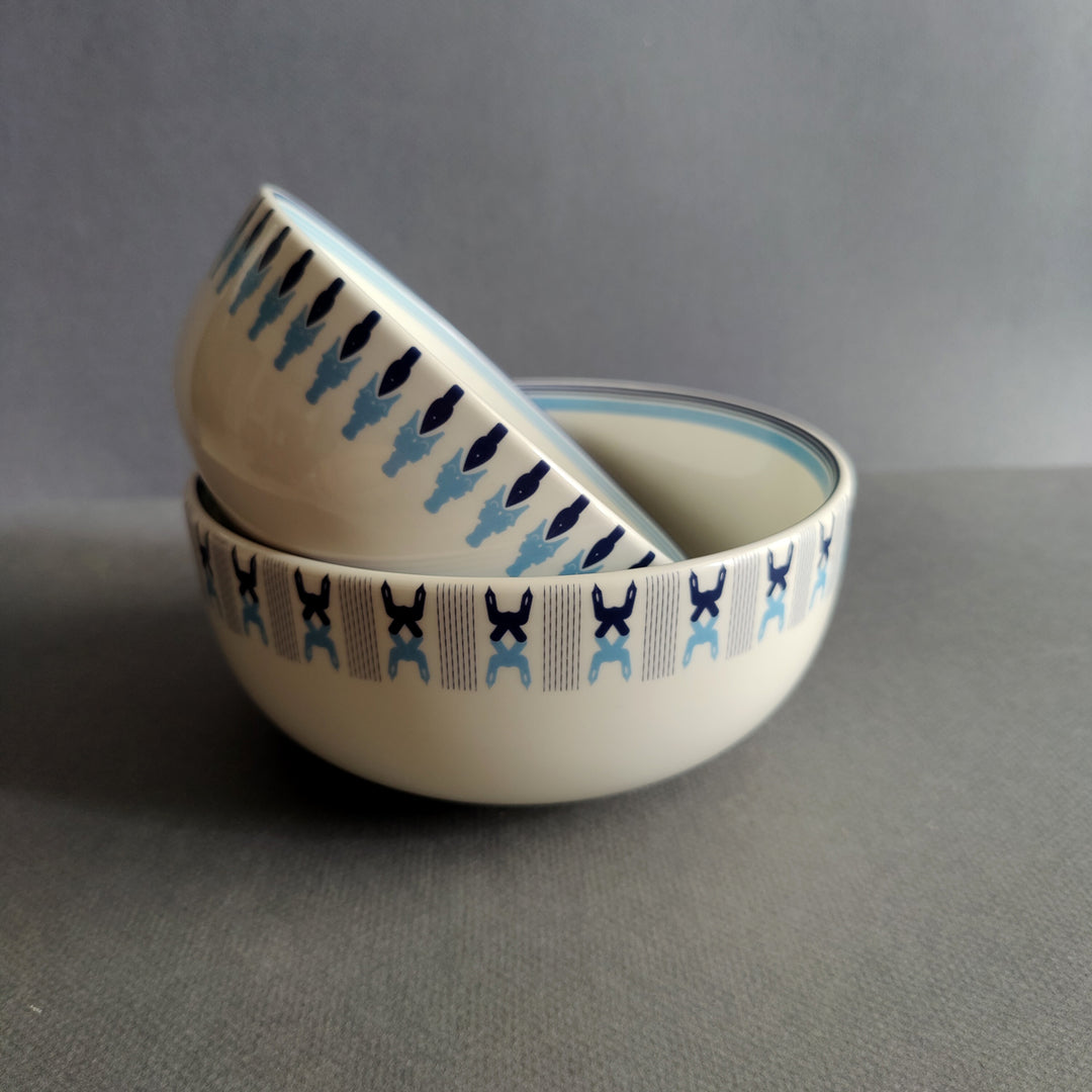 Prussian Blue Star - big bowl