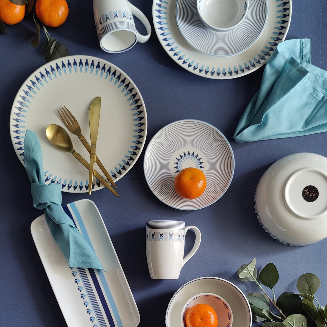 Prussian Blue Star - Dinner sets