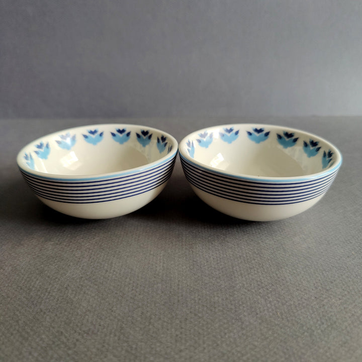 Prussian Blue Star - Katoris/ Desert Bowls Set