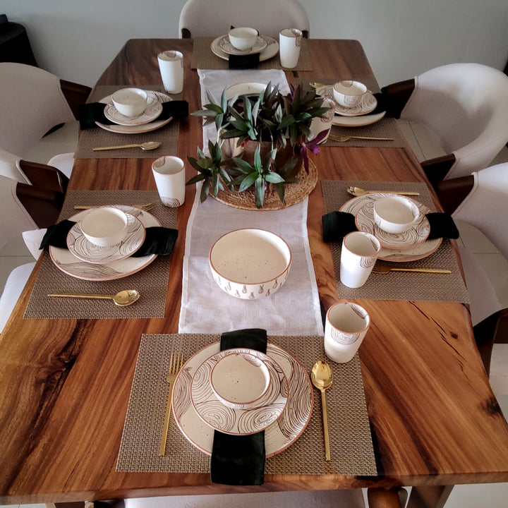 Purple Lord of Rings- 46pc Dinner Set