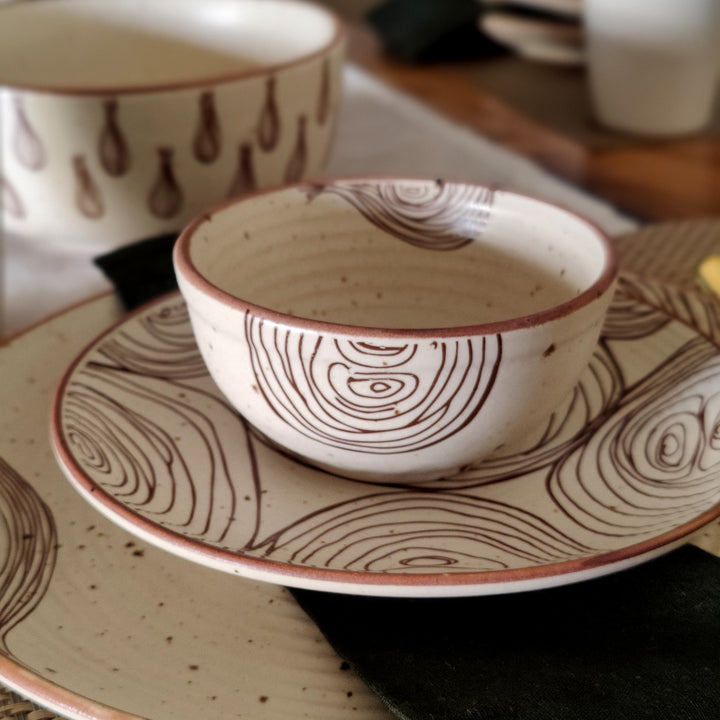 Purple Lord of Rings - Dessert/Katori Bowl (Set of 2)