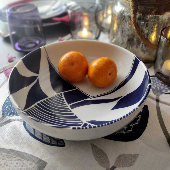Sea & Blue Leaves – Pasta Bowl