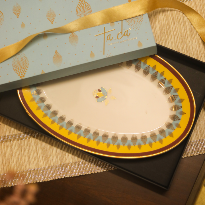 the sea of sansara - oval platter gift box set