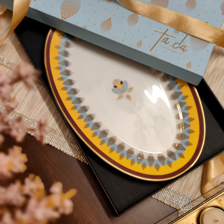 the sea of sansara - oval platter gift box set