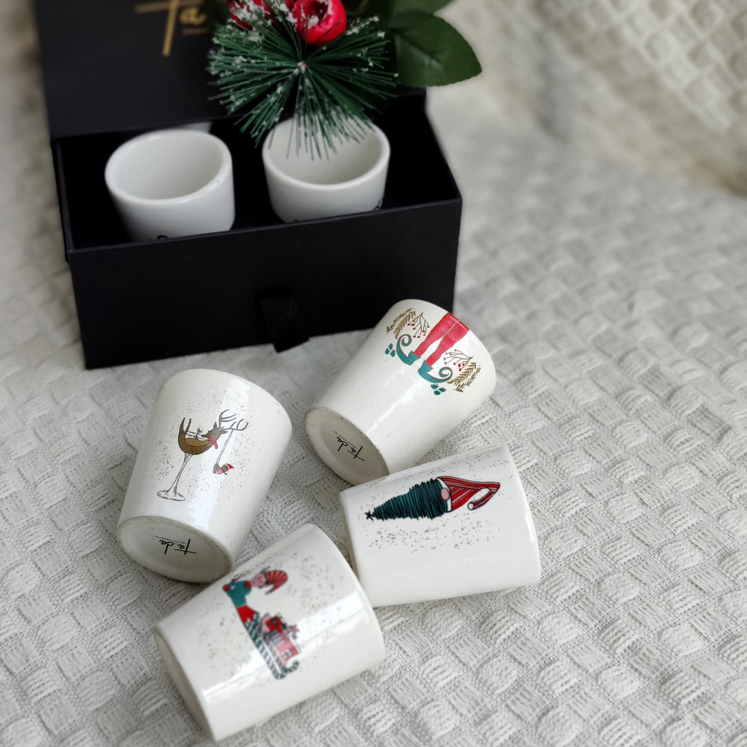 xmas shot glass set