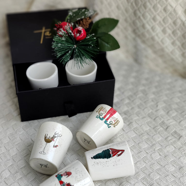 xmas shot glass set