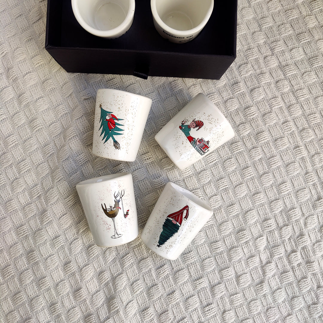 xmas shot glass set