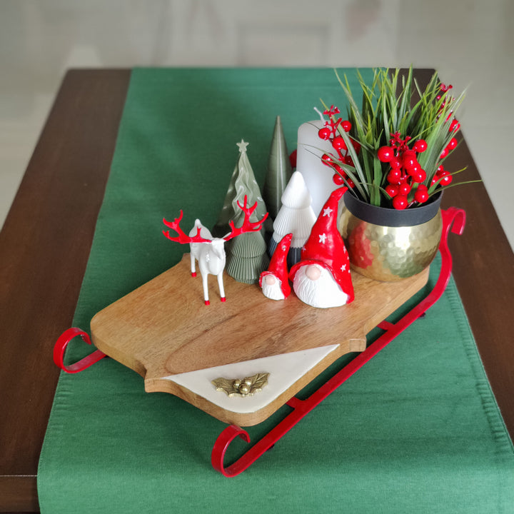 sleigh serving board
