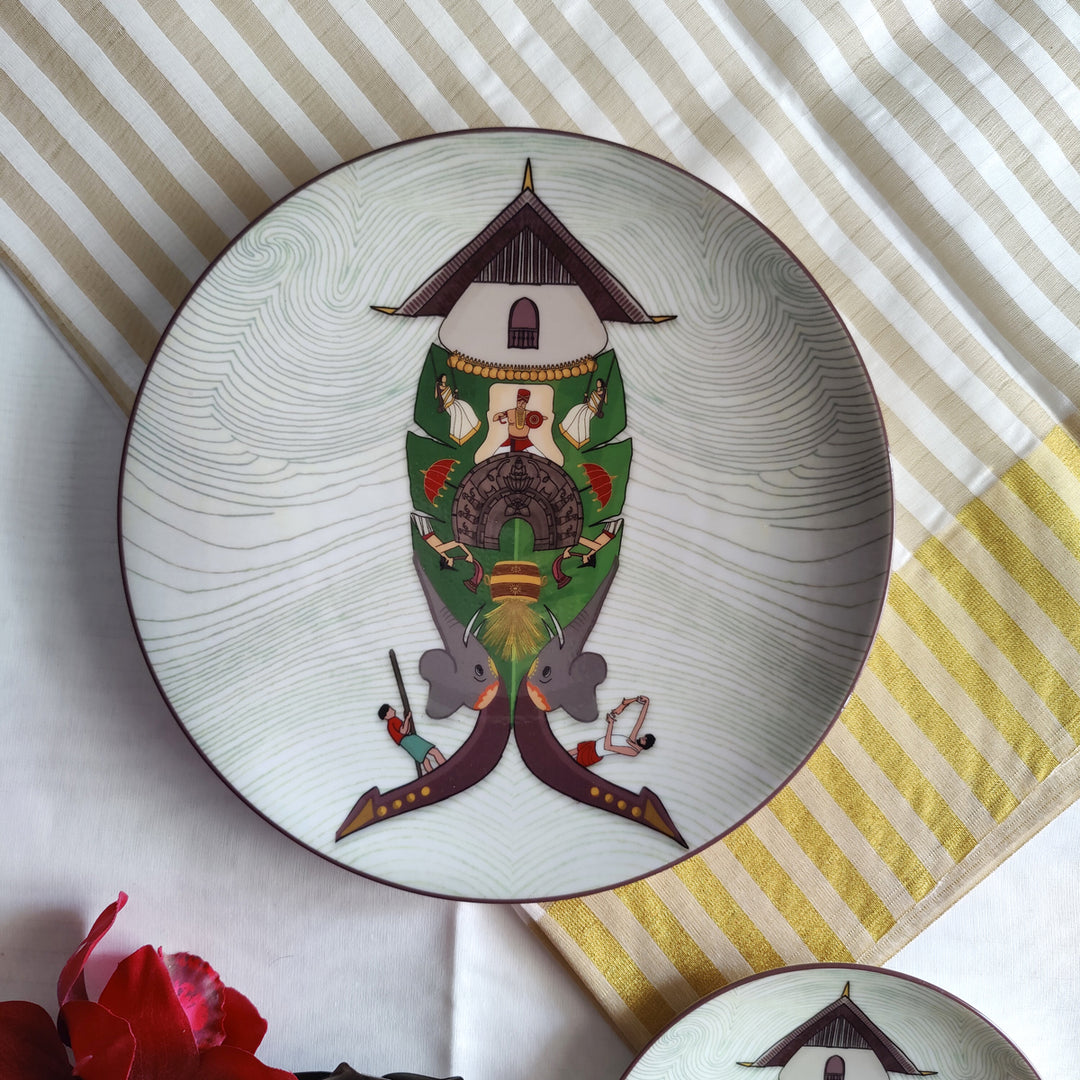 Vismayam - decor plate