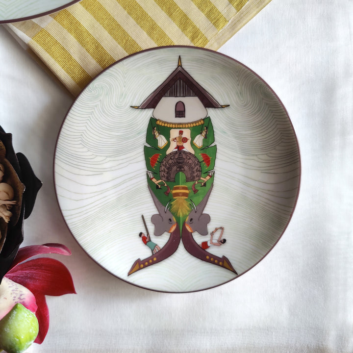 Vismayam - decor plate