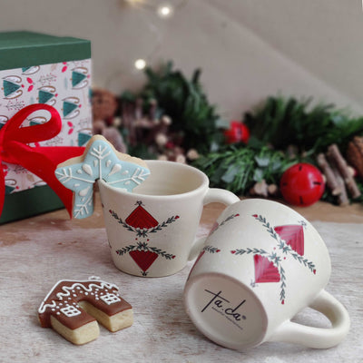xmas tree mug huggers gift box - (PRE-ORDER NOW)