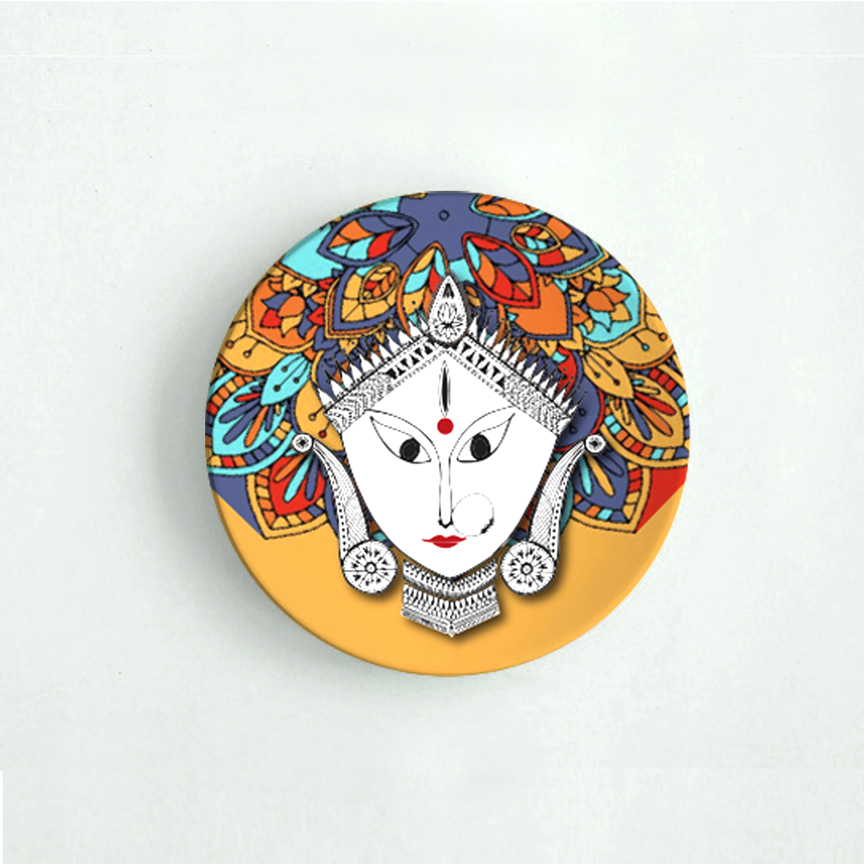 Maa Durga - Decor Plate