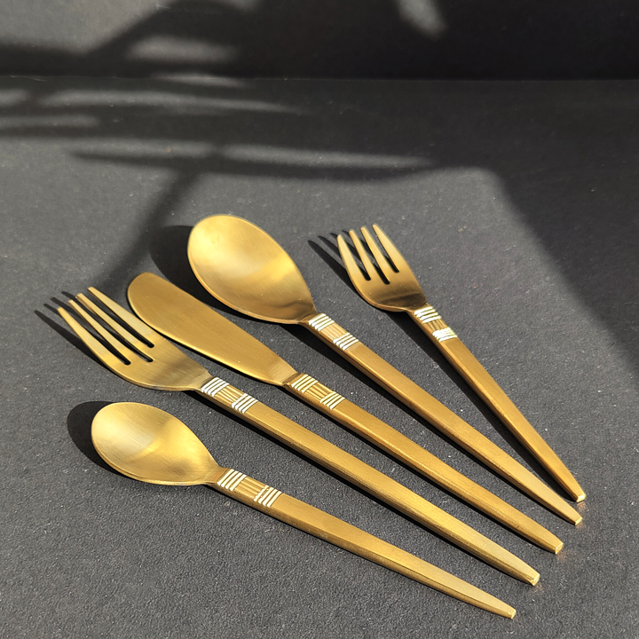 lyn - cutlery collection - dessert fork - 6pc set