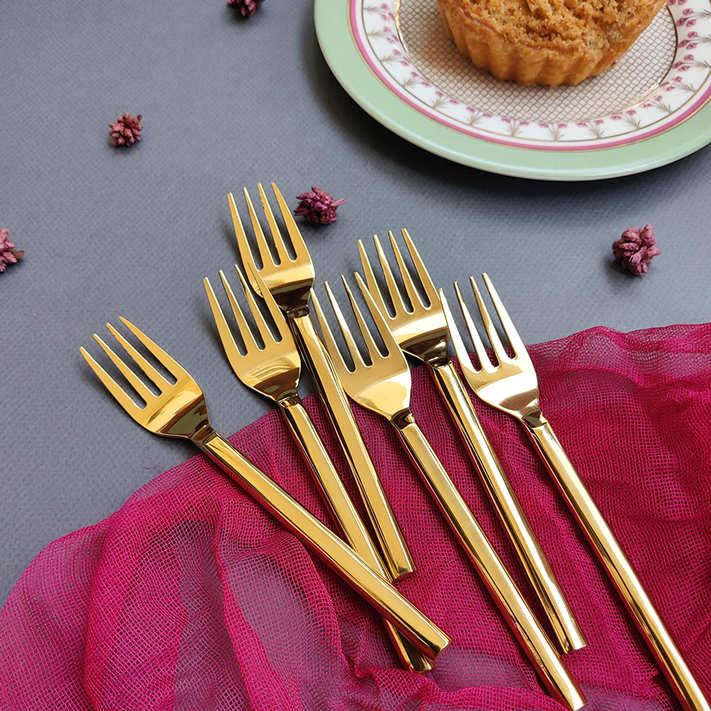 platt - dessert fork cutlery set (6pc set)