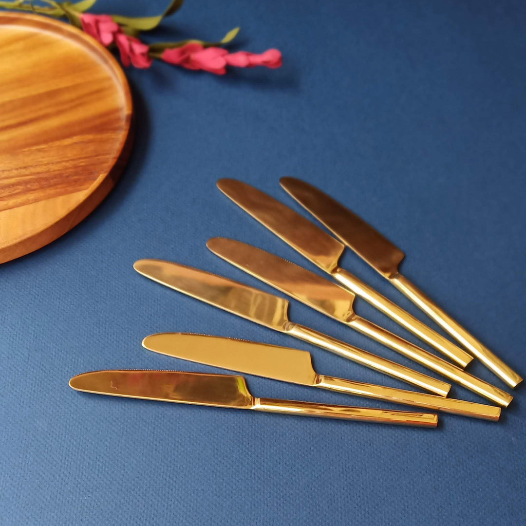 platt - dining knife cutlery set (6pc set)
