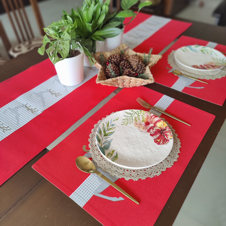 reindeer - table linen set