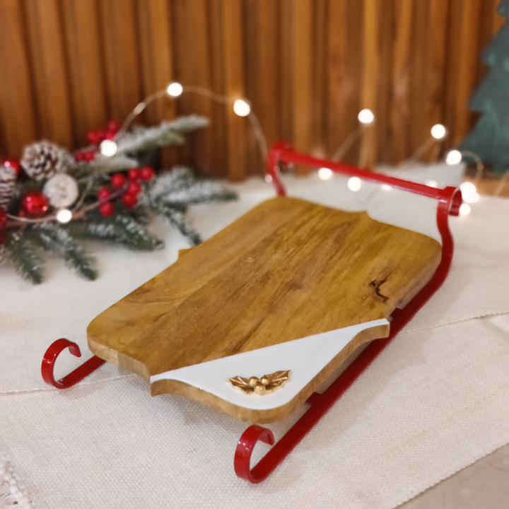 sleigh serving board