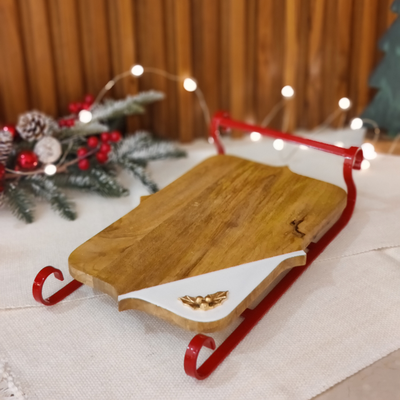 sleigh serving board