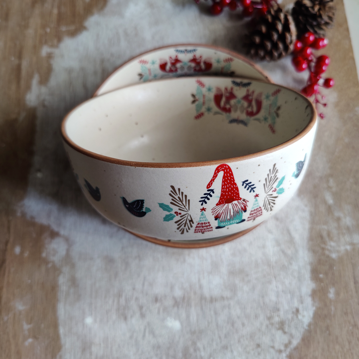 The Winter Woodland - Serving Bowl